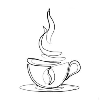 Кофейная чашка Металлическая настенная художественная коллекция Креативный подвесной орнамент центральный элемент для