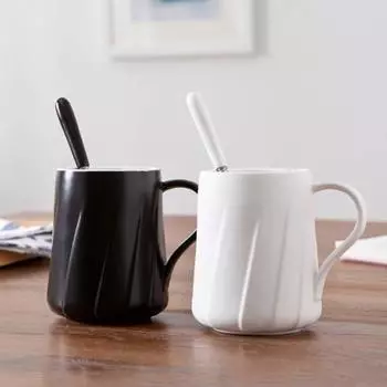 Кофейная чашка Офисная чашка для воды Кружка Креативная керамическая кофейная чашка Чашка для молока