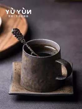 Кофейная чашка японская изысканная чашка и блюдце набор креативная позолоченная ретро кружка чайная чашка домашняя