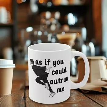 Кофейная кружка «Если бы ты мог обогнать меня», кружка «Забавная сумеречная мем-чашка», кружка Эдварда из керамики для горячих напитков, подарки для друга