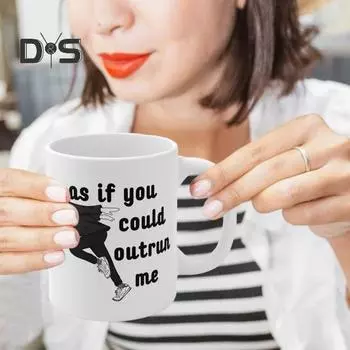 Кофейная кружка «Если бы ты мог обогнать меня», кружка «Забавная сумеречная мем-чашка», кружка Эдварда из керамики для горячих напитков, подарки для друга A