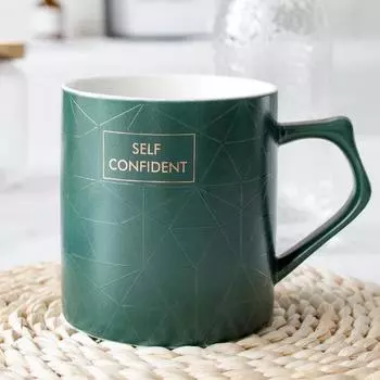 Кофейная кружка в скандинавском стиле, керамическая, для дома, большой емкости, для воды, британская, офисная, для послеобеденного чая, деловые подарки 400ML