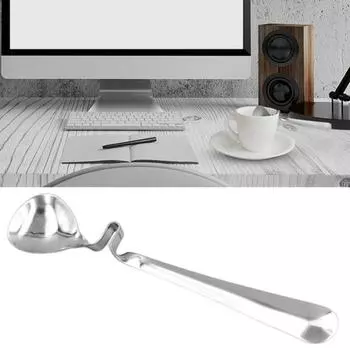 Кофейная ложка из нержавеющей стали S-образная длинная ручка Многофункциональная посуда Пищевая десертная ложка Инструмент для перемешивания меда Кухонные принадлежности Spoon