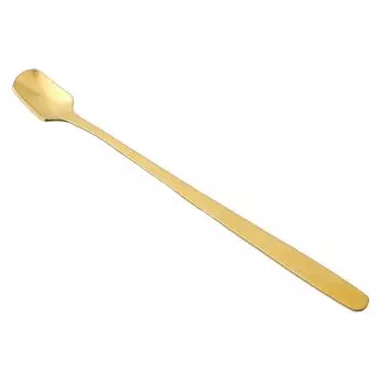 Кофейная ложка Ложка для чая Кофейные мешалки Молочная ложка Нержавеющая сталь Gold 15cm