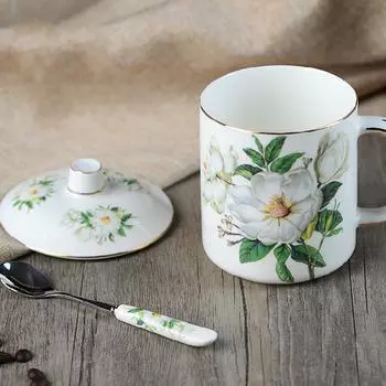 Кофейная ложка с керамической ручкой Десертные кофейные ложки Мороженое Чайная ложка для кафе Приготовление кофейного порошка Перемешивание