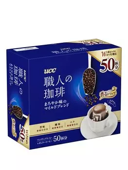 Кофейная смесь UCC Artisan Coffee Drip с мягким вкусом, 50 чашек, 350 г