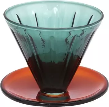 Кофейная воронка Artha из термостойкого стекла зеленого цвета AR0604502 (На 1-4 чашки) зелёный