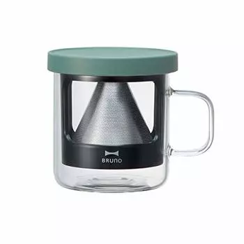 Кофейная воронка BRUNO для одного человека, безбумажная чашка для капель, персональная Green Day Mother s BHK244-GR