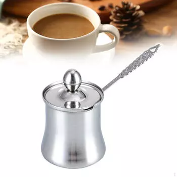 Кофейник арабский многоцелевой удобный чайник для приготовления шоколада с удобной ручкой чайник для воды на открытом воздухе 280ml