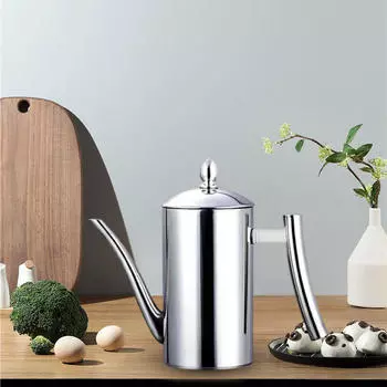 Кофейник, чайник, прочный многофункциональный кухонный винтажный стальной ресторанный чайник с ручкой 500ml