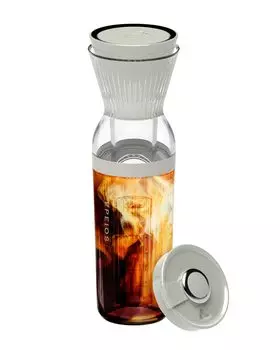 Кофейник Epeios Cold Brew Coffee Pot, полностью автоматическая кофейная бутылка, время работы 10 минут, USB-зарядка, кофеварка Cold Brew, френч-пресс с крышкой, стакан 350 мл