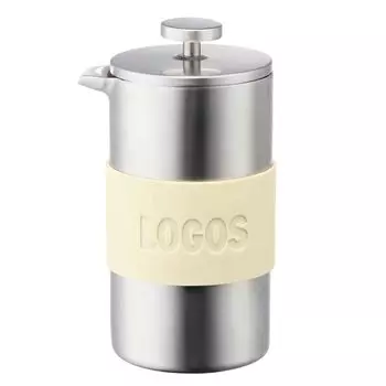 Кофейник френч-пресс LOGOS 81210313 серебристый Ширина 11 x Глубина x Высота 19 см (ок.) 9,2