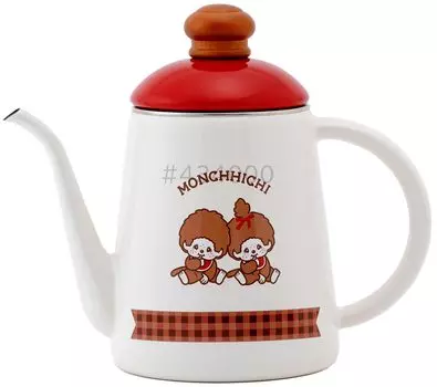 Кофейник Fuji Enamel Monchhichi Check 11 см MNC-11CP