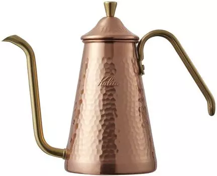 Кофейник Kalita Tsubame Sanjo Craftsman из меди 700 мл с узким горлышком, насадка для открытого огня, сделано в Японии, тонкий чайник для капель 700CU, кофеварка, чайник