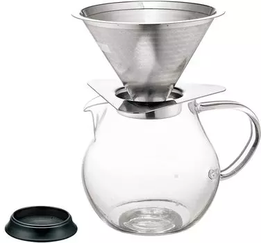 Кофейник Macmar Coffee Dripper Cafe металлический 500 мл AA0112 & серебряный