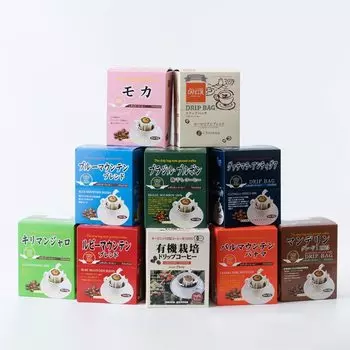 Кофейня Kobo Drip, набор из 10 видов кофе, 70 видов чашек x 7 пакетиков (10 каждый)