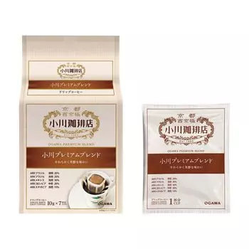 Кофейня Ogawa Coffee Shop Кофе Ogawa Premium Blend Drip Coffee 7 чашек 70 г x 3 шт.