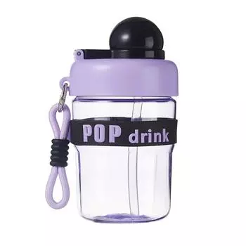 Кофейные чашки, популярный дофамин, высококачественные чашки для двойного питья, милые надписи, детские стаканы для воды, пластиковые стаканы 550ml