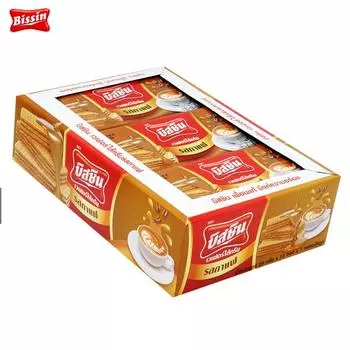 Кофейные вафли Bissin 12 пакетиков 348 г x 1 шт / 3 шт - Thai Snack 348 g