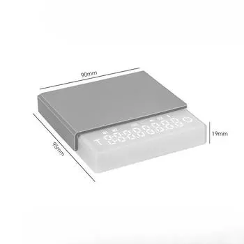 Кофейные весы Ручной заварной Итальянский Кофейные зерна Взвешивание Таймер Взвешивание Кофе Кухня Маленькие 0.1 г Мини Кофейные Электронные Весы белый