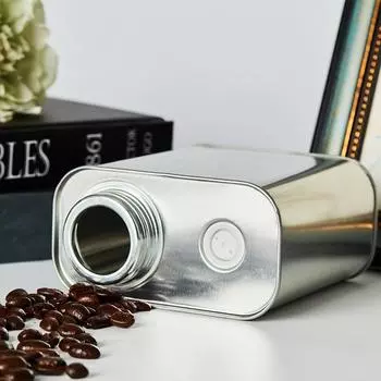 Кофейные зерна герметичные банки на открытом воздухе кемпинг жестяная коробка пищевая упаковка хранение