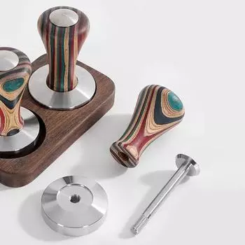 Кофейные зерна Тампер Высокое качество нержавеющая сталь Защита от ржавчины 3 размера Полезный Эспрессо Рука Плоская база Пресс кофейня 53mm