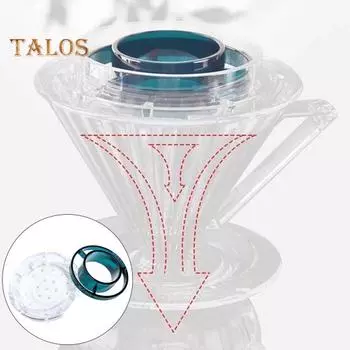 Кофейный капельный многоразовый вспомогательный прочный удобный держатель фильтра с ручкой для влюбленных