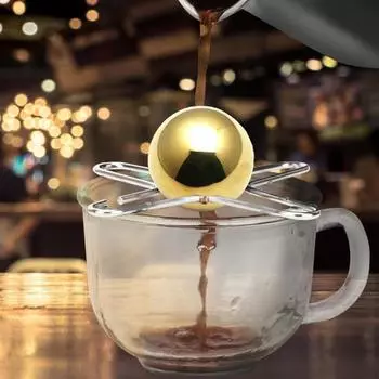 Кофейный ледяной шарик из нержавеющей стали для многоразового холодильного инструмента для эспрессо со вкусом подставки A