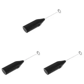 Кофейный миксер, вспениватель пластиковый венчик для яиц, удобный миксер для напитков, вспениватель молока ( черный)