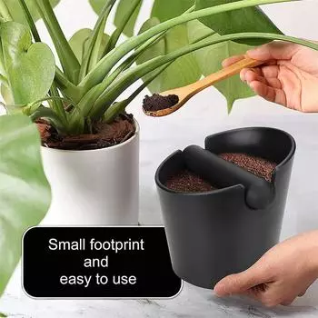 Кофейный нок-бокс 4,7 дюйма, амортизирующий, прочный, в стиле бариста, со съемным нок-баром и нескользящим основанием, подарочный круглый