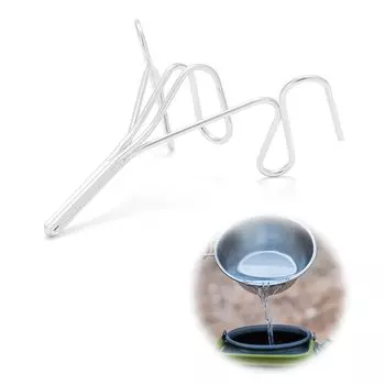Кофейный носик Doyime Camping Coffee Drip Wire Skitter из нержавеющей стали, сверхлегкий, простой в установке, наливайте прямо под кофе, чай, используйте на открытом воздухе