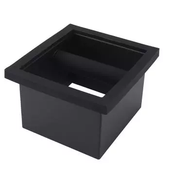 Кофейный ящик для отходов бездонный, встроенный, прямоугольный, резиновый, стальной, для утилизации кофе, для кухни, кофе S