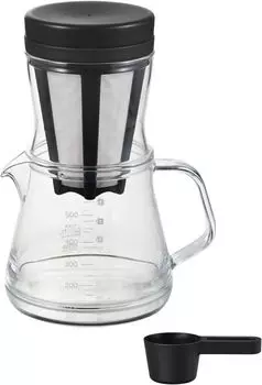 Кофейный сервер Akebono Sangyo Strom 500 2WAY Dripper Set Black Drip Brew Coffee Coffee/Cold TW-3759