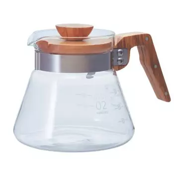 Кофейный сервер HARIO 600 Olive Wood Практичная емкость 600 мл VCWN-60-OV