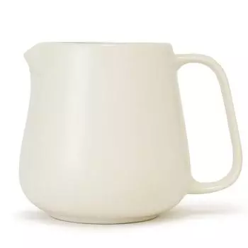 Кофейный сервиз COFELITY Емкость примерно 720 мл. Стильный фарфоровый кофейный сервиз. (белый)