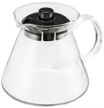 Кофейный сервиз Kalita Easy Pour из термостойкого стекла для 2–4 человек, 500 мл, можно мыть в микроволновой печи, 500 г, кофейная ручная капельная посуда чистый