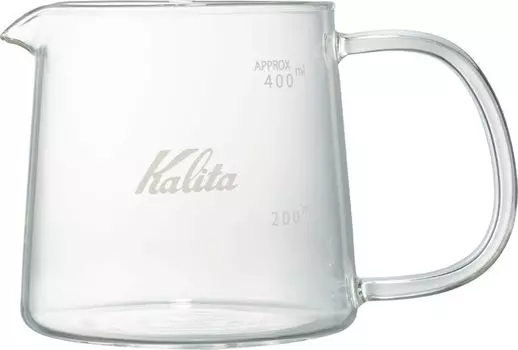 Кофейный сервиз Kalita, легко моющийся, термостойкое стекло для людей, 400 мл, можно мыть в микроволновой печи, кувшин Jug400, ручная капельная посуда для кофе