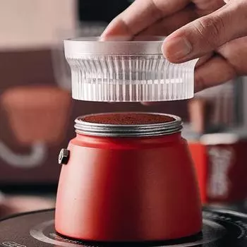 Кофейный тампер для 150 мл гейзерной кофеварки вращающееся кольцо для дозирования порошка дистрибьютор кофе