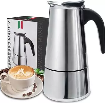 Кофемашина Moka Pot на 4/6/9 чашек Чашки для эспрессо Кофеварки Кофеварка для латте Кофеварка Moka на плите