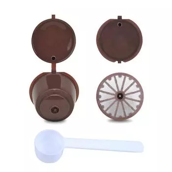 Кофемашина Nescafe Dolce Gusto Многоразовые кофейные капсулы Многоразовые кофейные капсулы Фильтр-чашка Набор Кофейный инструмент