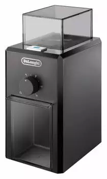 Кофемолка DeLonghi KG79J Тонкие кофейные зерна 120 г Простая эксплуатация Крупный и мелкий помол Съемный контейнер Безопасная конструкция Держатель шнура питания 3