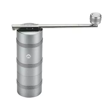 Кофемолка для кемпинга Camping Moon Coffee Mill, ручная кофемолка Solo Grinder M Conical Type CC-152 серебряный