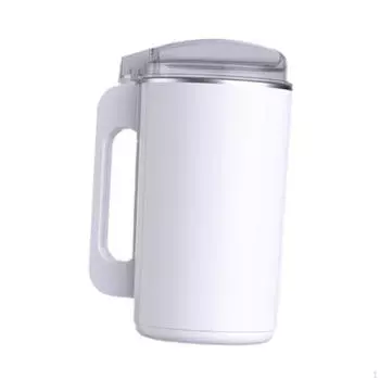 Кофемолка для кофейных зерен Smash Machine с дизайном ручки, прозрачной крышкой, простая в использовании кофе белый