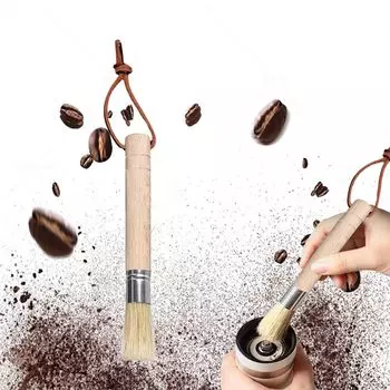 Кофемолка Doyime Espresso для очистки кофе, натуральная свинья, подвесная, низкостатическая, легко антибактериальная, удобная для кофемолки, щетка,