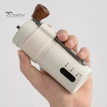 Кофемолка из нержавеющей стали ручная кофемолка мини портативная кофемолка с точностью помола для домашнего офиса путешествия чёрный