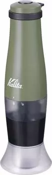 Кофемолка Kalita Coffee Mill Hand Grind, работающая от аккумулятора, армейский зеленый, медленный G15 #43037