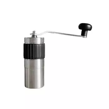 Кофемолка PORLEX Professional Mini 60 уровней регулируемой грубости 267 г Легкая Сделано в Японии Керамическое лезвие PORLEX Compact Ручной помол кофе серебряный