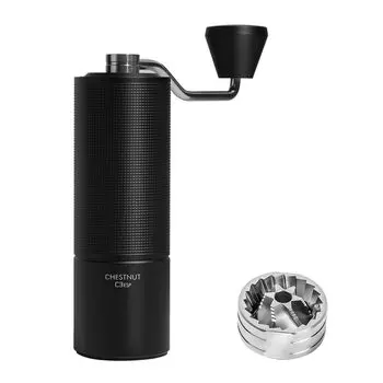 Кофемолка TIMEMORE C3 ESP с ручным управлением Time More Espresso Емкость 25 г Коническая внутренняя регулируемая настройка из нержавеющей стали с ЧПУ Точность регулировки
