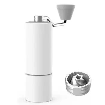 Кофемолка Timemore Coffee Timemore с 36 уровнями грубости помола, легкая в использовании, из нержавеющей стали, белая, ручная, C2, регулировка, легкая, экономящая труд,