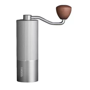 Кофемолка Vandroop, ручная, емкость 26 г, для улицы, портативная, легко чистить, регулируемая степень помола, легкая, лезвие из нержавеющей стали (Щетка